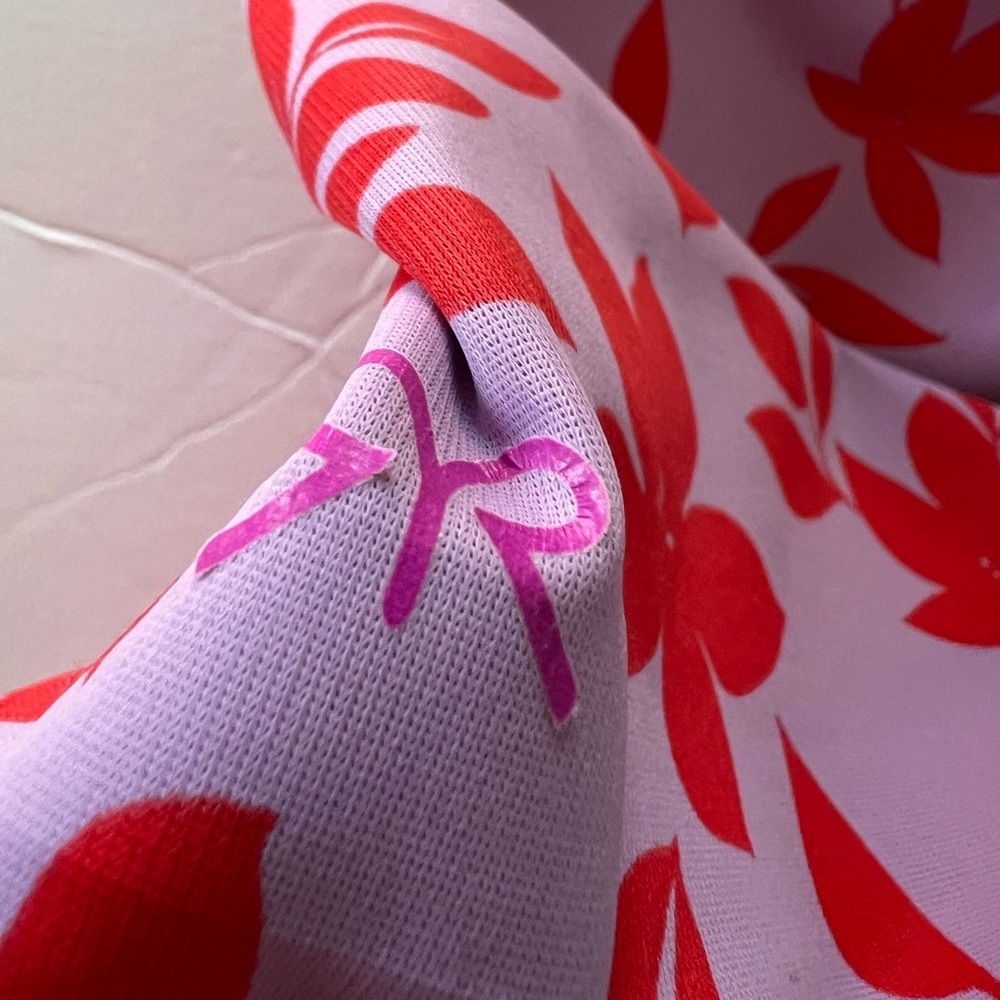 Ruby Ribbon Diva Lace Cami Floral Hibiscus Pink Purple size 42 - Picture 13 of 13